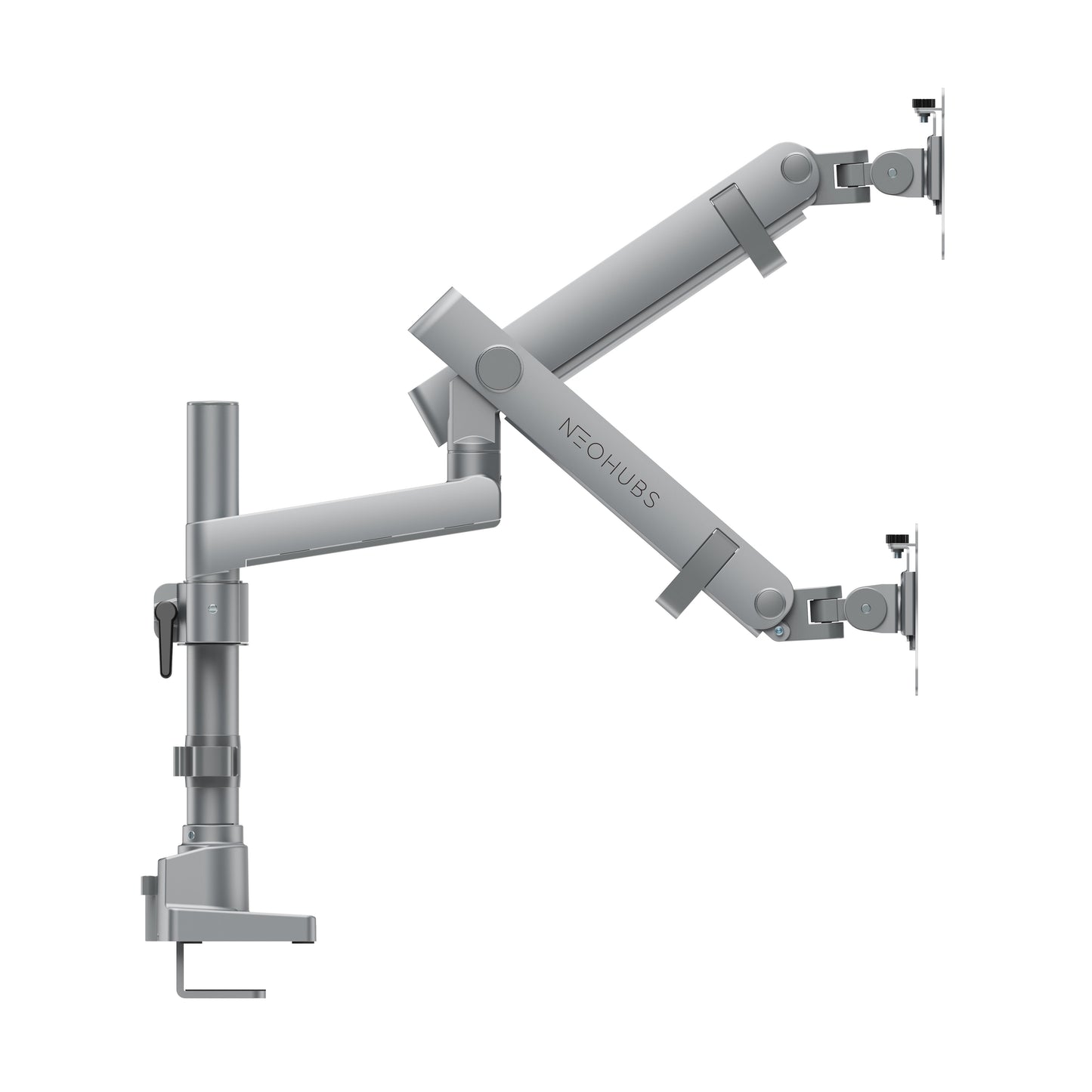 NEOHUBS Pro+ Dual Monitor Arm Mount Premium Adjustable VESA Desktop Stand