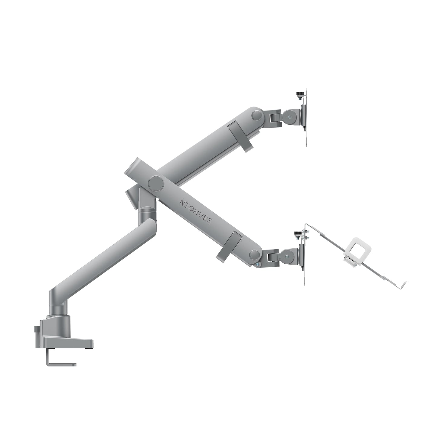 NEOHUBS Pro Hybrid Laptop & Monitor Arm Mount Adjustable VESA Desktop Stand