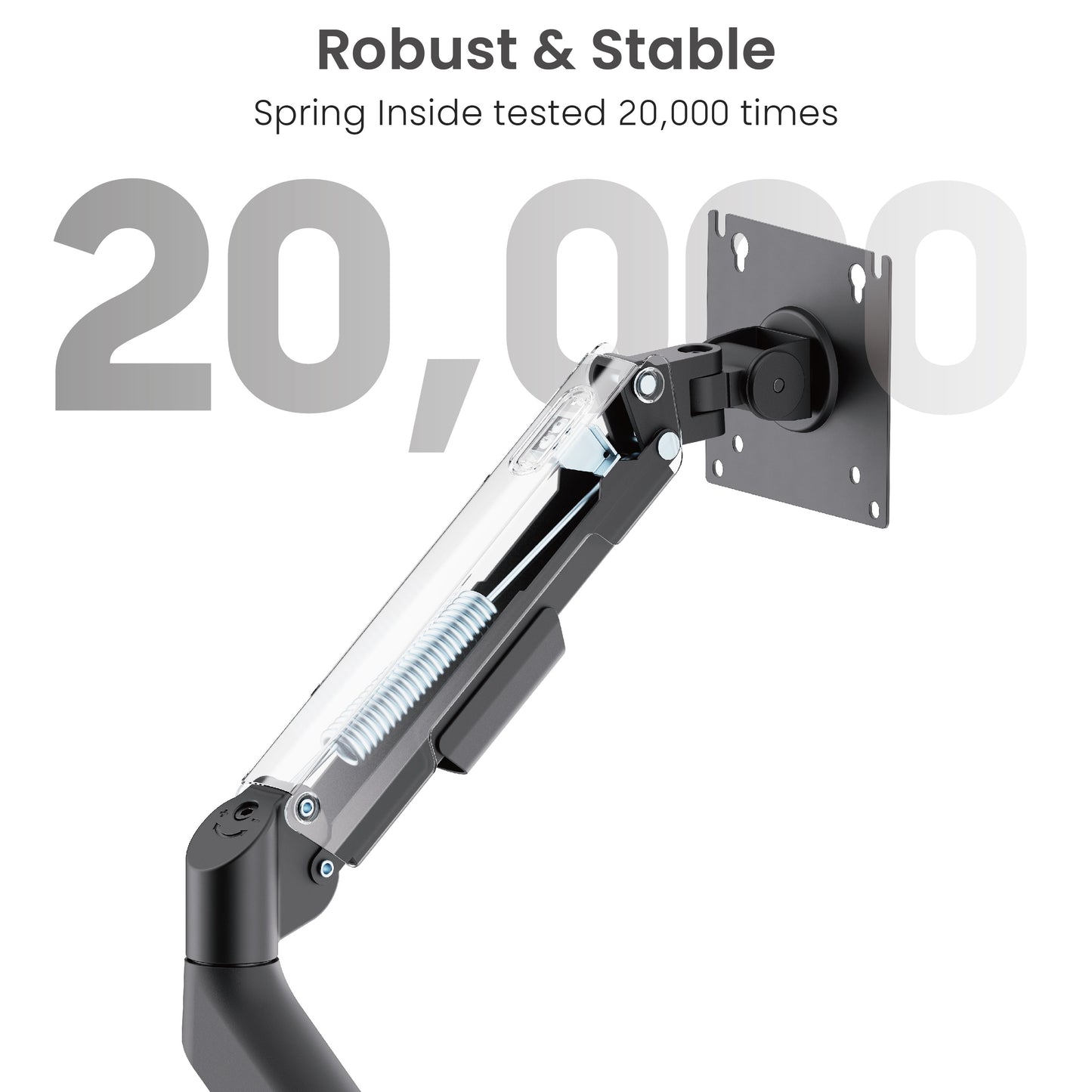 NEOHUBS Core Wall Single Monitor Arm Mount Adjustable VESA Desktop Stand