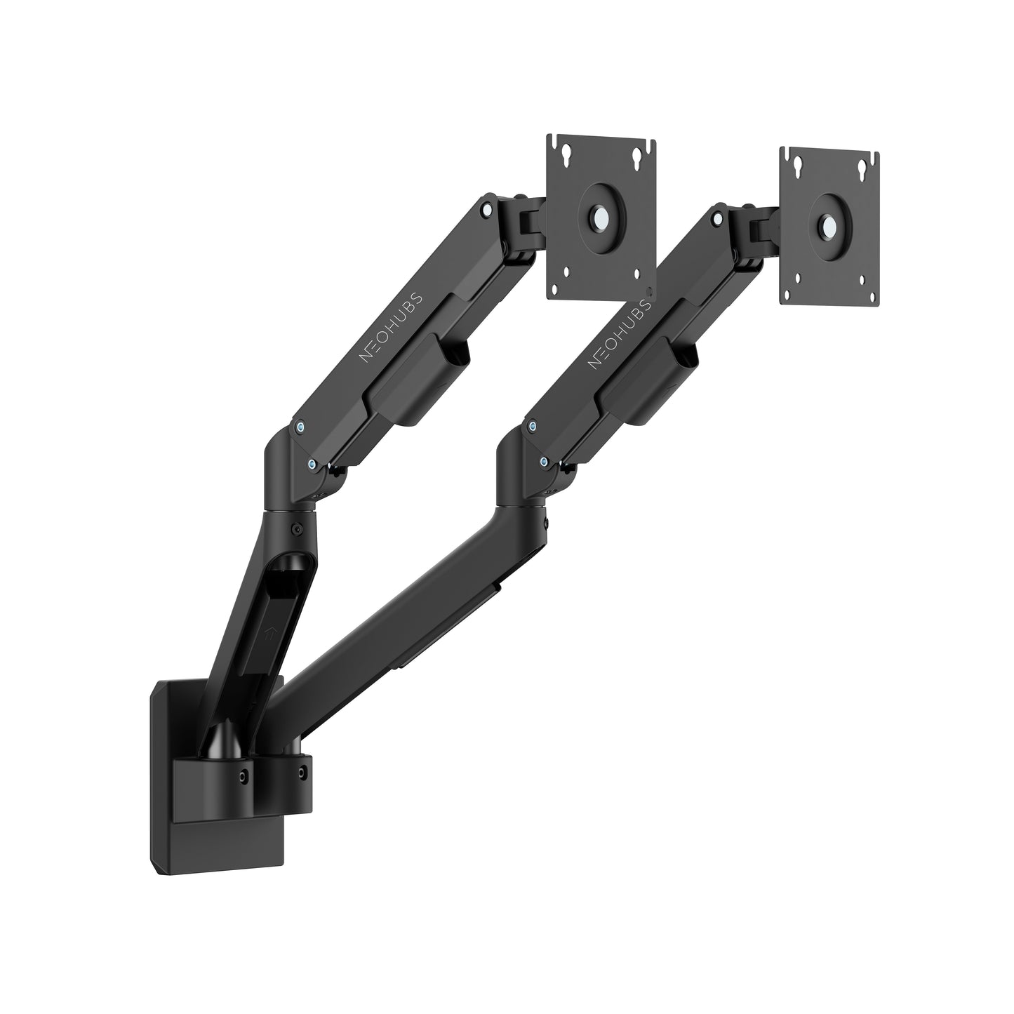 NEOHUBS Core Wall Dual Monitor Arm Mount Adjustable VESA Desktop Stand