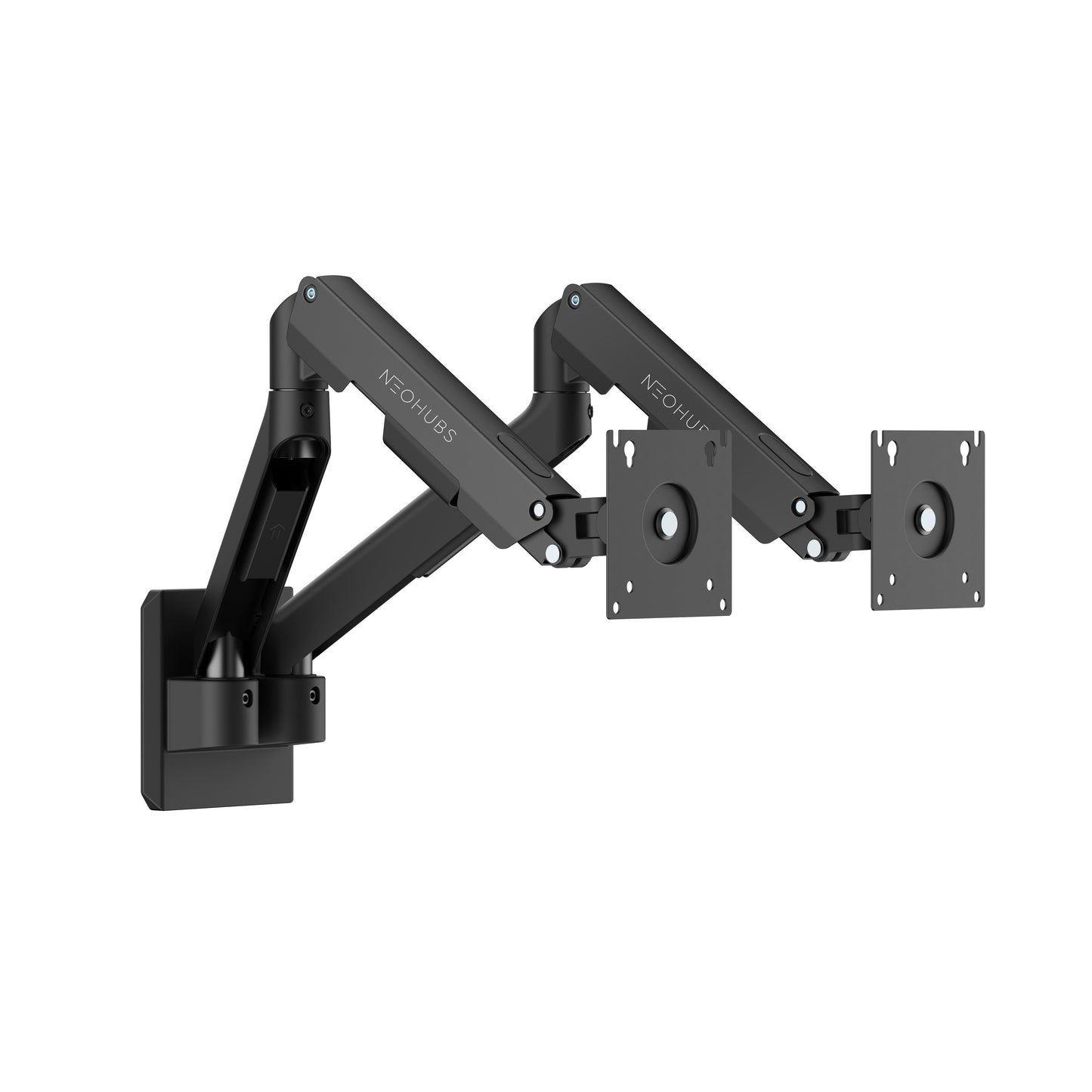 NEOHUBS Core Wall Dual Monitor Arm Mount Adjustable VESA Desktop Stand