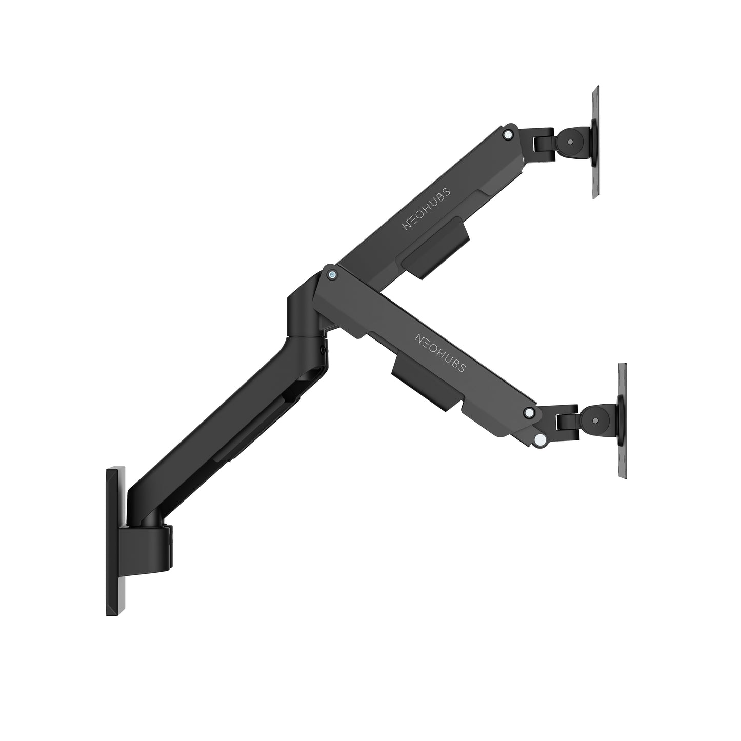 NEOHUBS Core Wall Dual Monitor Arm Mount Adjustable VESA Desktop Stand