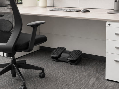 NEOHUBS Footrest with Adjustable Height, Massage Surface & Split Pedals