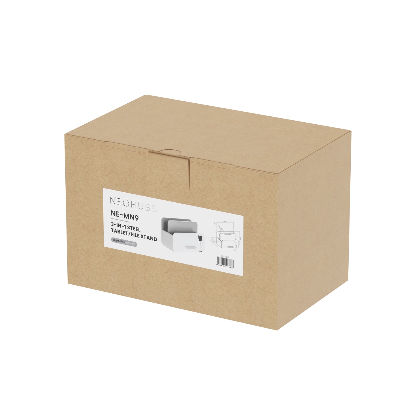 Ergonomic Steel Storage Box Stand Desk Organiser Tray