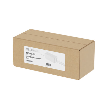 Cable Managment Box Cord Organiser with Lid - (32 x 13.2 x 12.7cm)